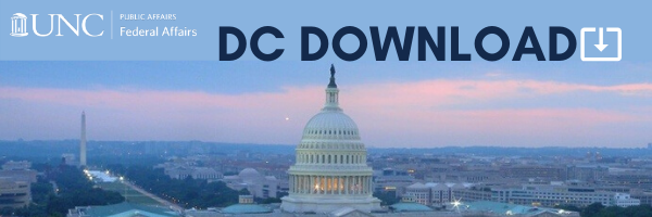 DC Download newsletter graphic with US Capitol